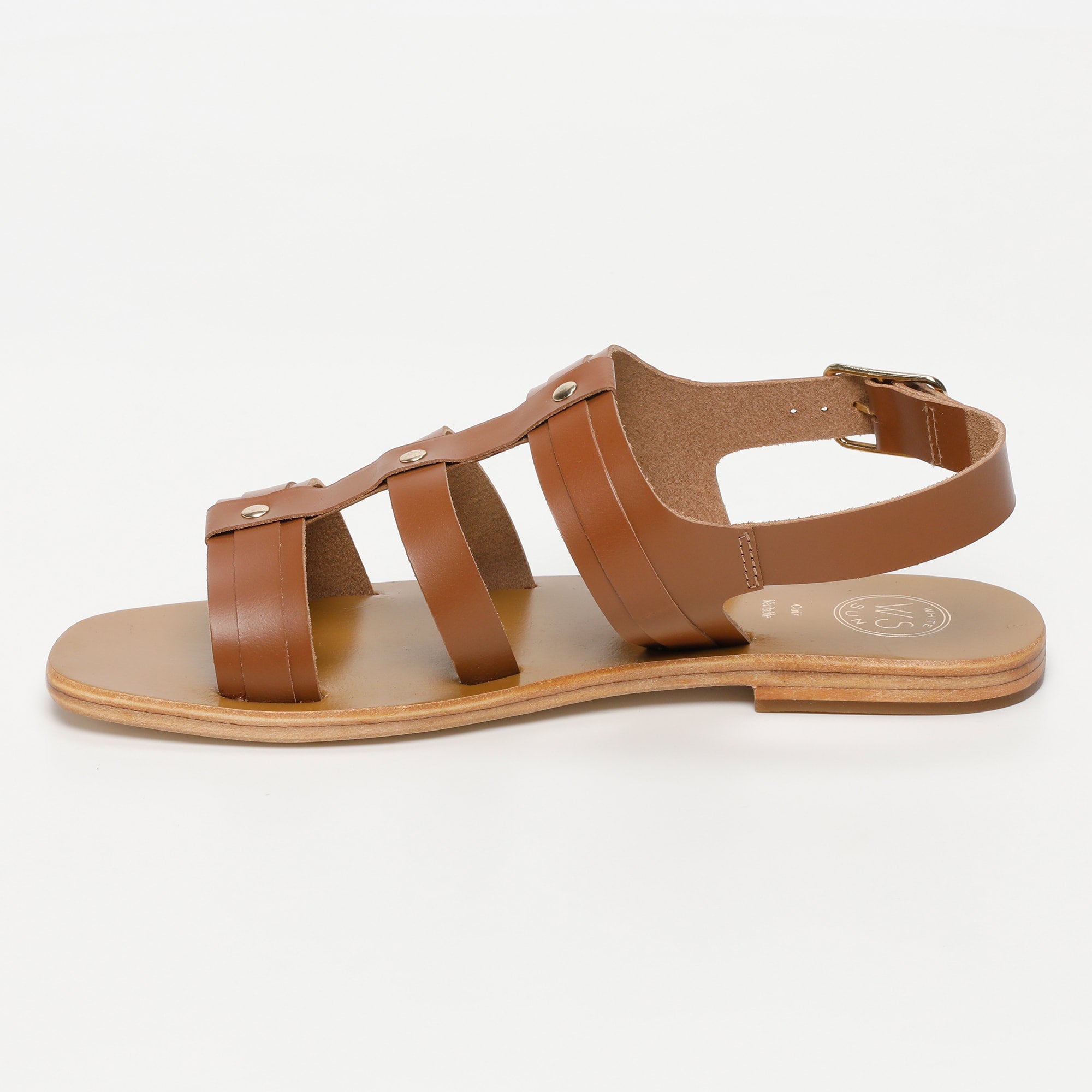 White Sun - Sandales Lirola - Marron Buff - Marron