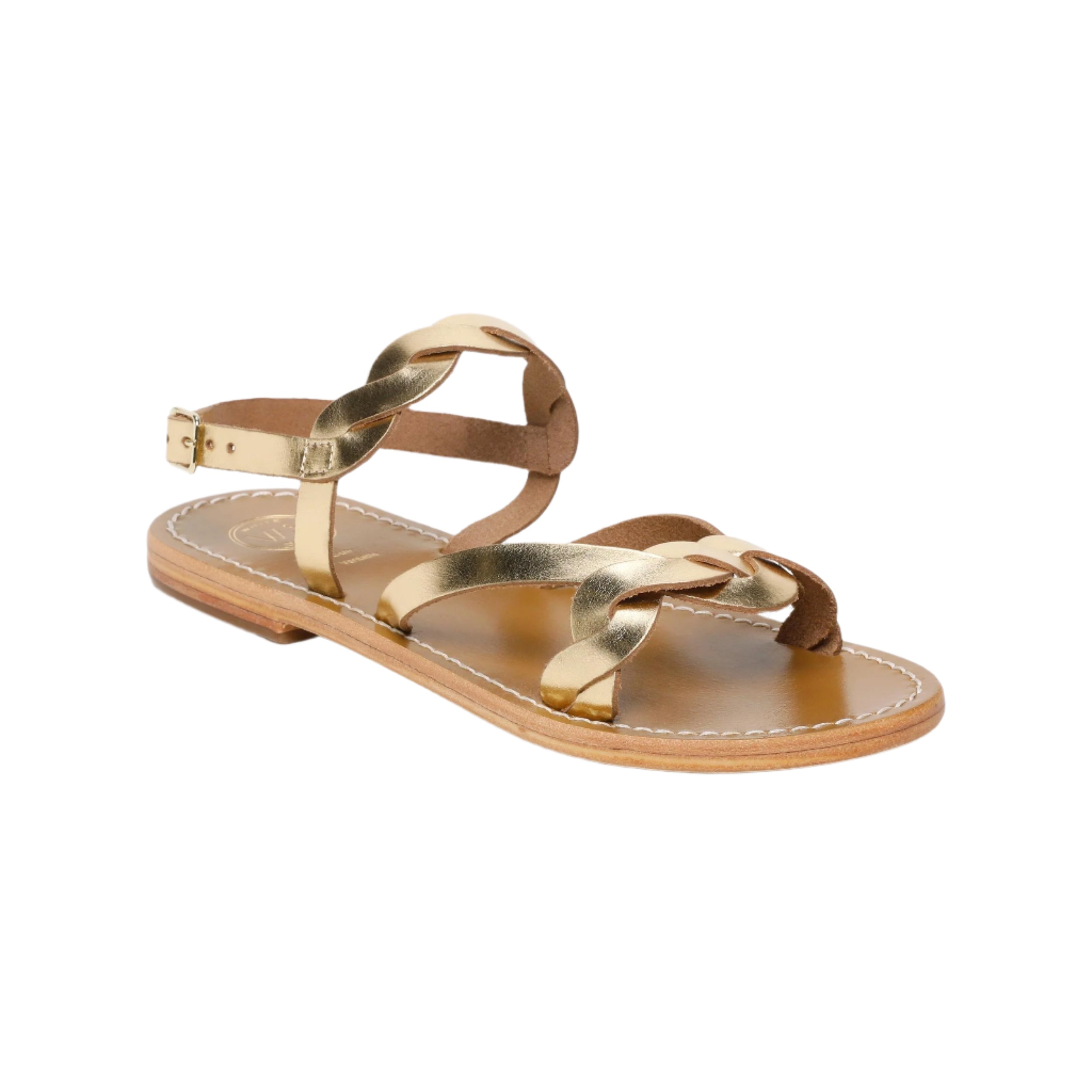 White Sun - Sandales Faro - Dark Gold Buff - Doré