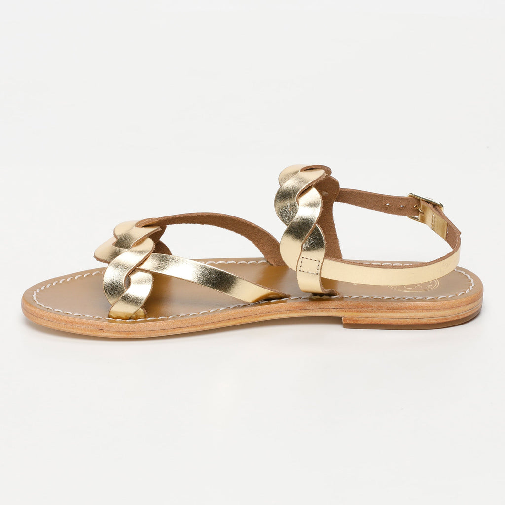 White Sun - Sandales Faro - Dark Gold Buff - Doré