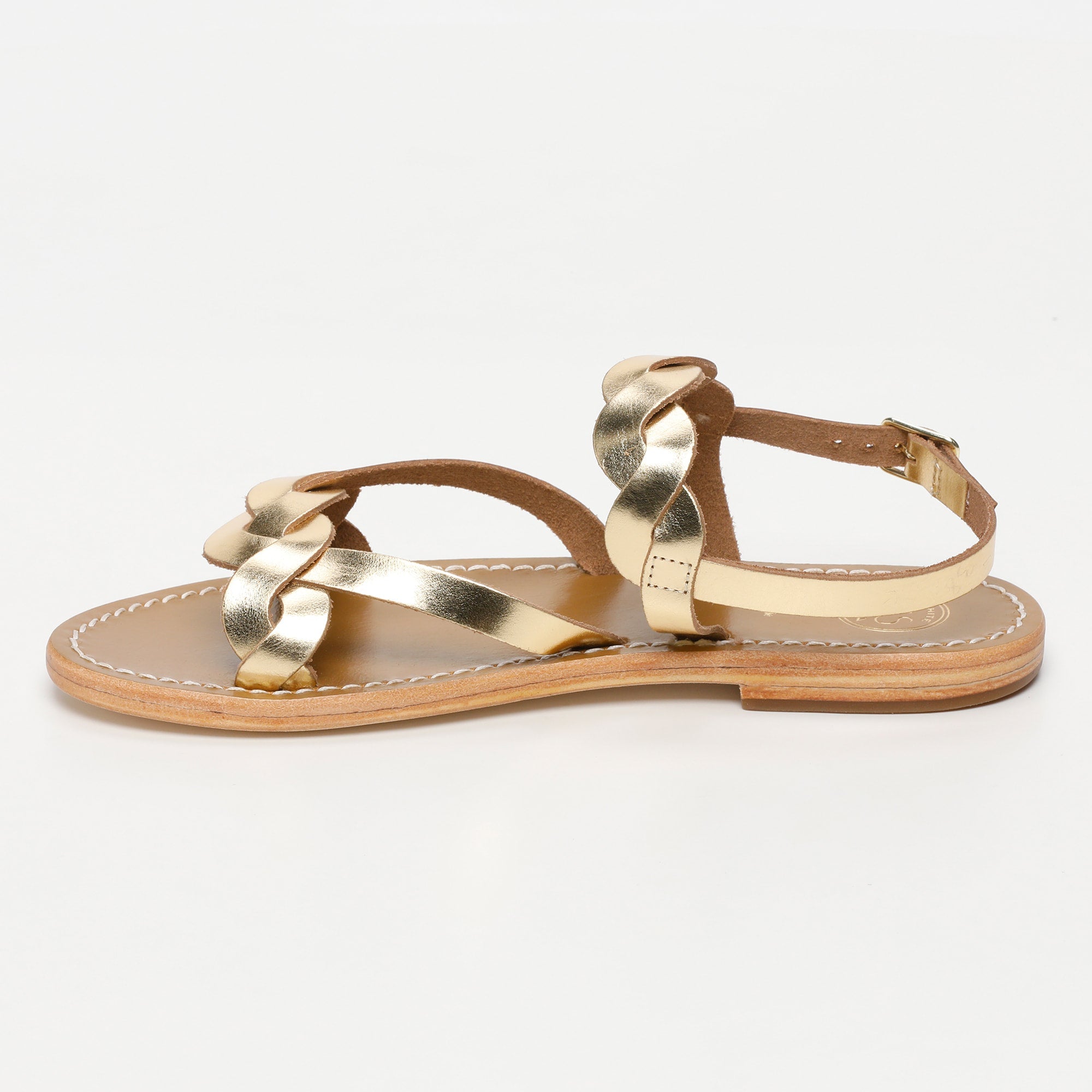 White Sun - Sandales Faro - Dark Gold Buff - Doré