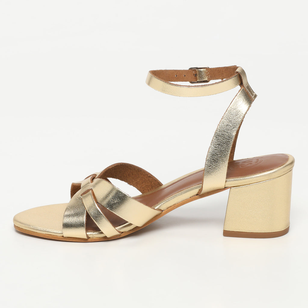 Ysoline Sandals - Dark Gold