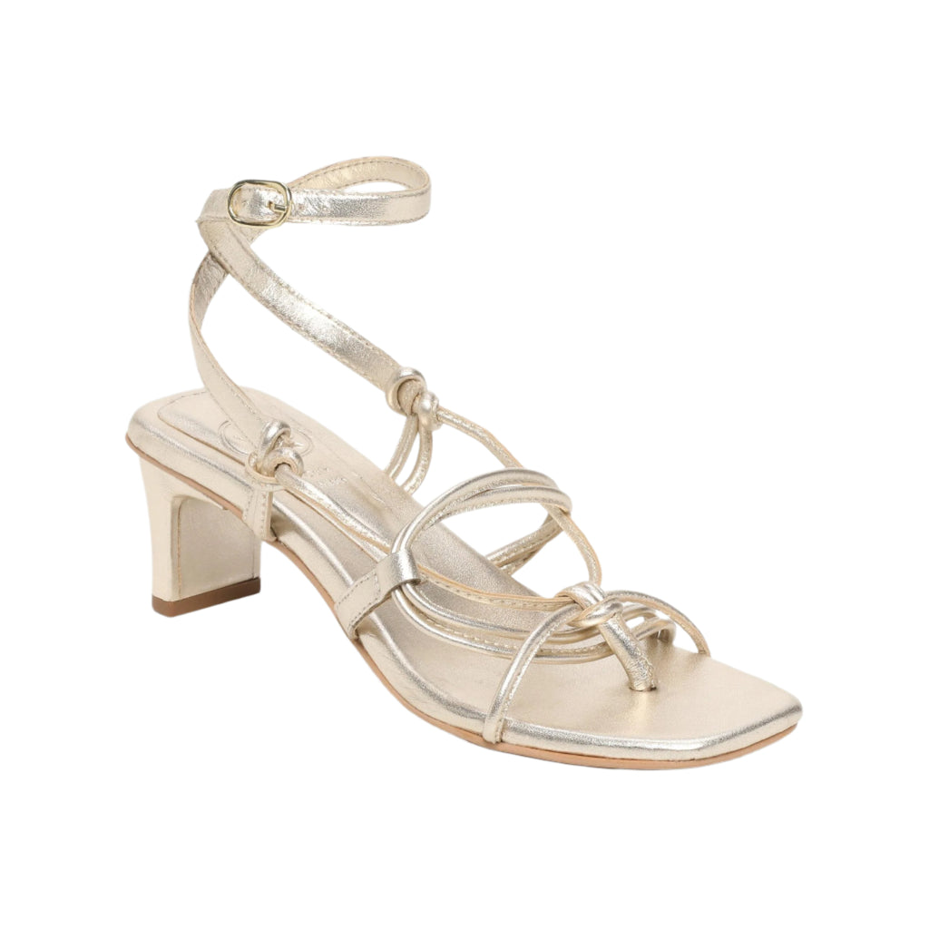 Baie Heeled Sandals - Platinium