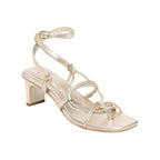 Baie Heeled Sandals - Platinium