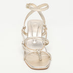Baie Heeled Sandals - Platinium