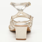 Baie Heeled Sandals - Platinium