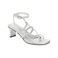 Baie Heeled Sandals - Silver