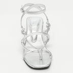 Baie Heeled Sandals - Silver