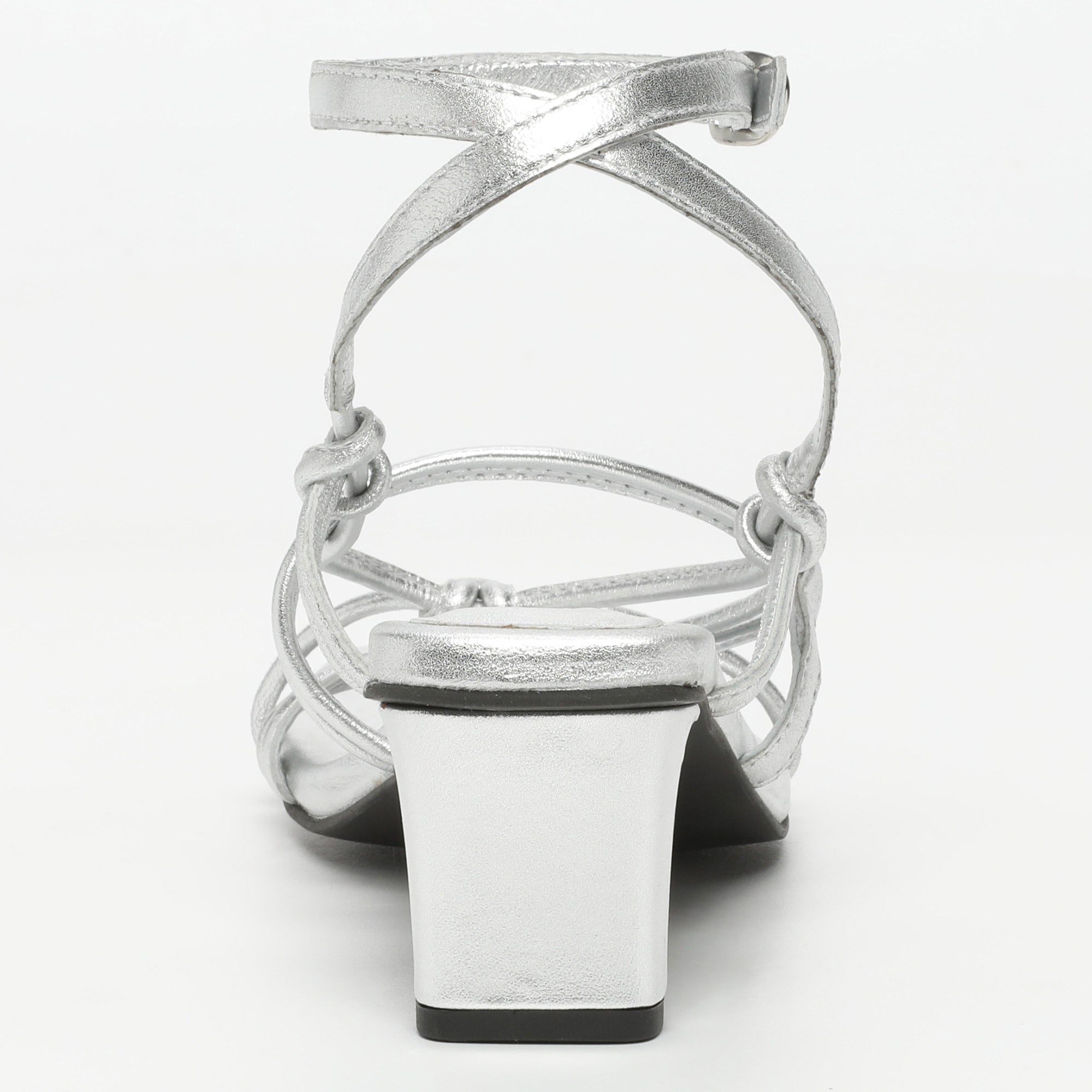 Baie Heeled Sandals - Silver