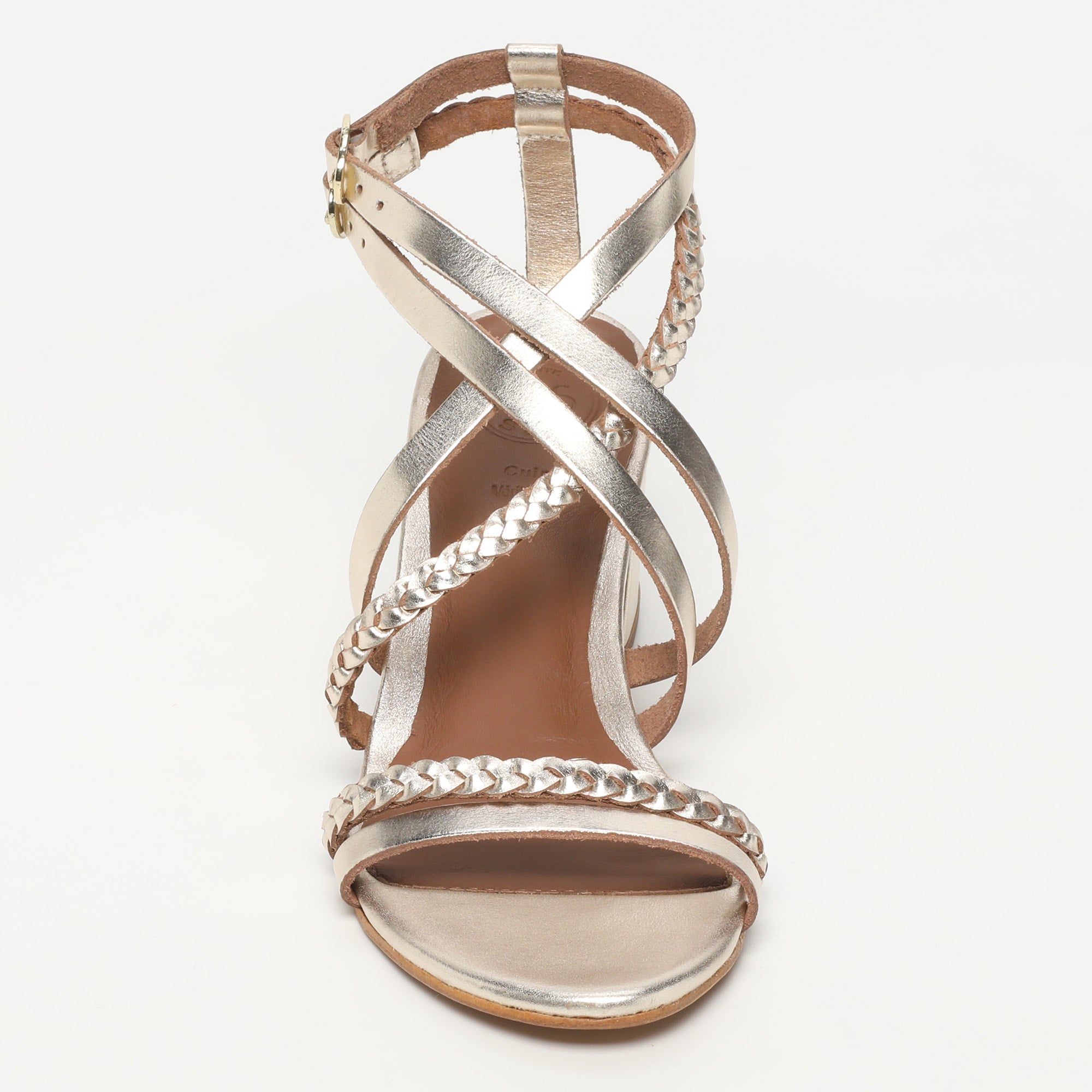 White Sun - Sandalias de tacón Camu - Gold Buff - Dorado