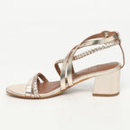 White Sun - Sandalias de tacón Camu - Gold Buff - Dorado