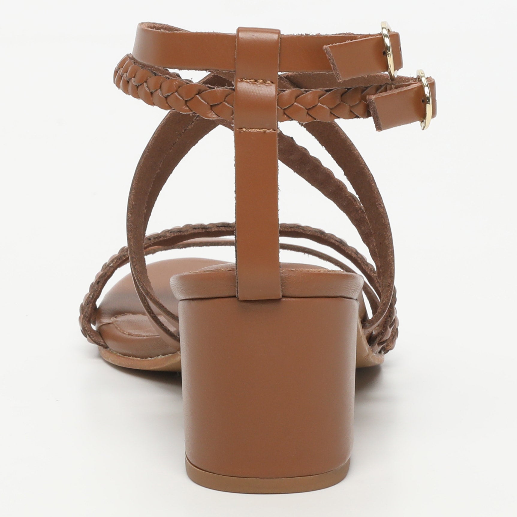 Sandalias De Tacón Camu - Camel