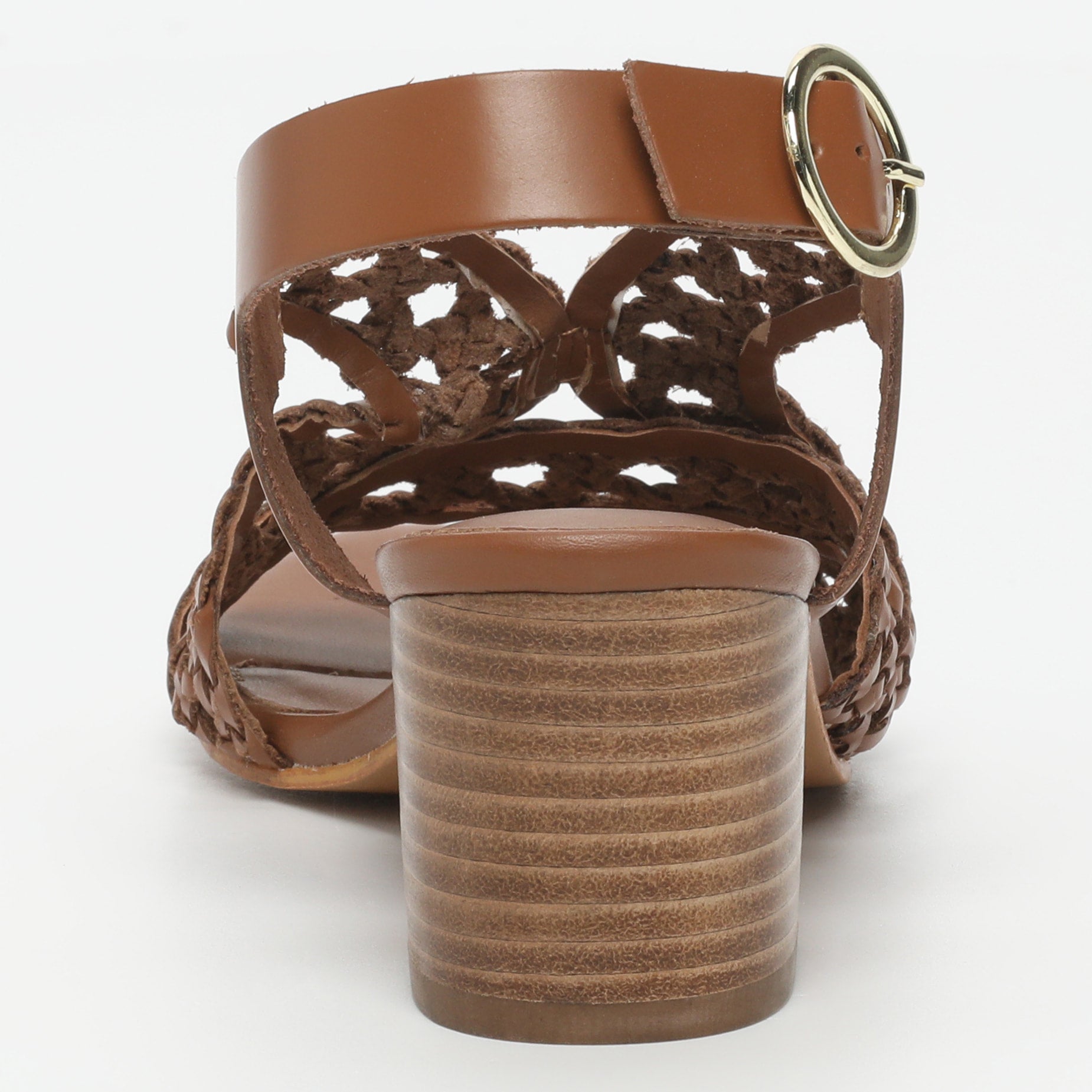 White Sun - Sandales Talon Chayotte - Camel Buff - Marron