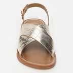 Sandales Macapa - Light Gold Croco