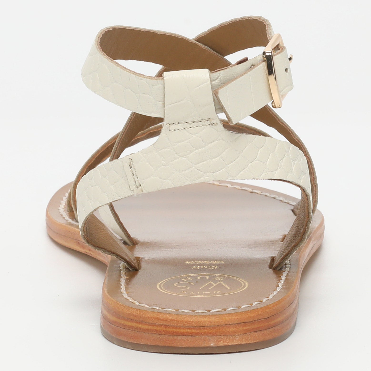 Sandalias Lesia - White Croco