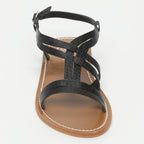 Sandalias Berlanga - Black Croco