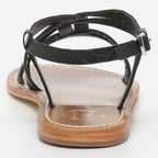 Sandalias Berlanga - Black Croco