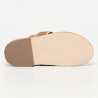 White Sun - Mules Caelum - Camel Goat Suede - Camel+Beige