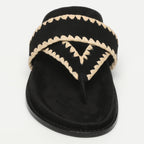 Mules Caelum - Black + Beige