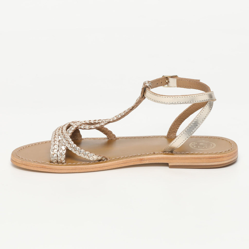 White Sun - Sandalias Faelina - Gold Buff - Dorado