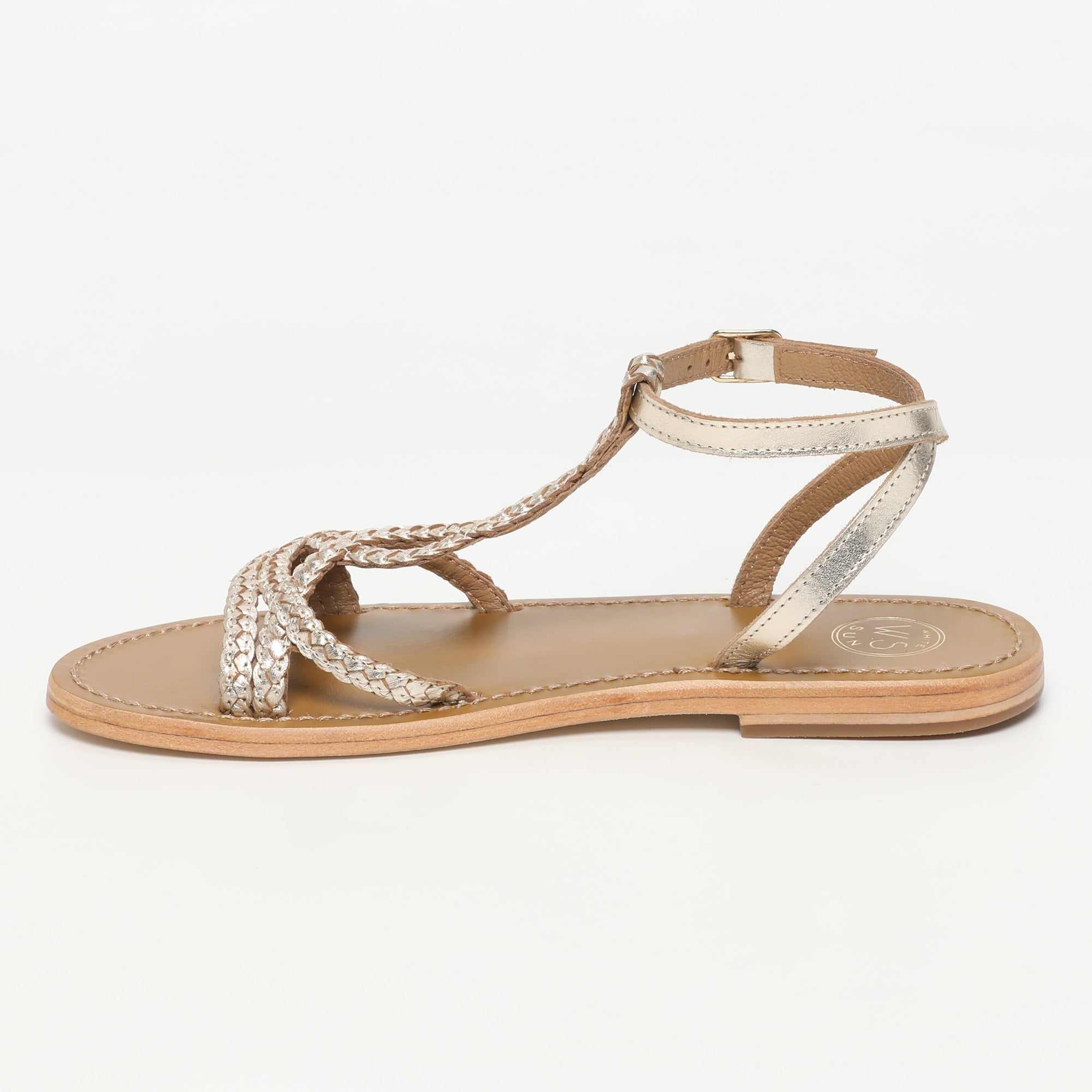 White Sun - Sandalias Faelina - Gold Buff - Dorado