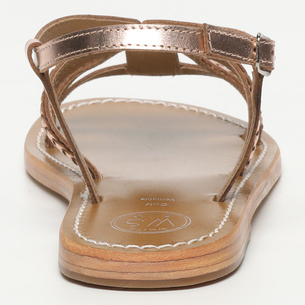 White Sun - Sandales Fenella - Rosegold Buff - Rose