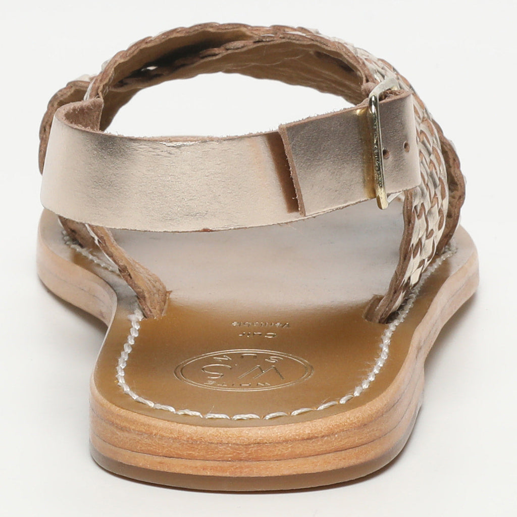 White Sun - Sandalias Monica - Gold Buff - Dorado