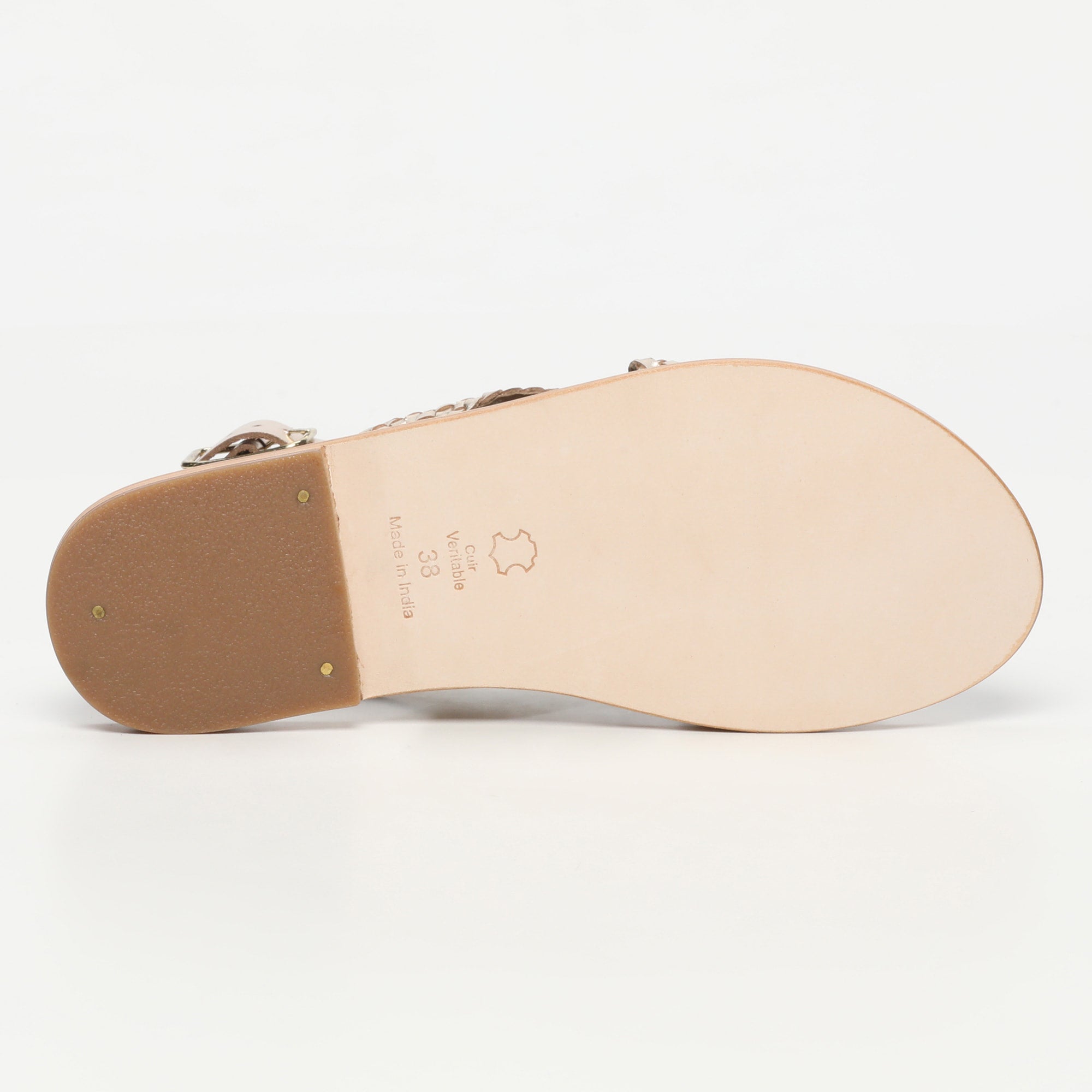 White Sun - Sandalias Monica - Gold Buff - Dorado