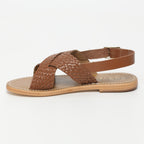 White Sun - Sandalias Monica - Camel Buff - Marrón
