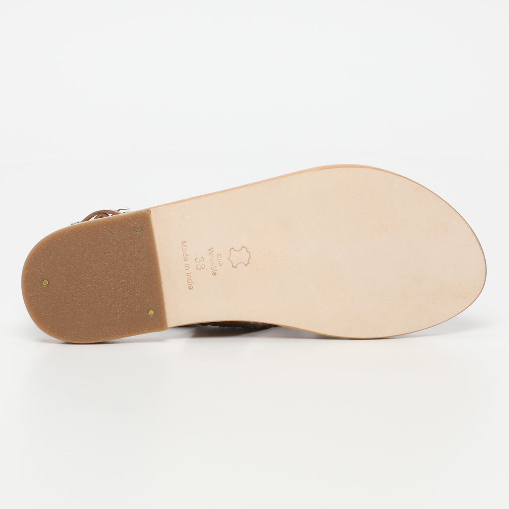 White Sun - Sandalias Monica - Camel Buff - Marrón