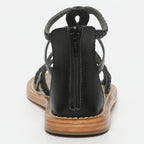 White Sun - Sandalias Mirella - Black Buff - Negro