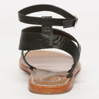 Sandalias Oasis - Black Croco