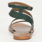 Sandalias Oasis - Green Croco