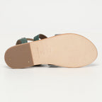 Sandalias Oasis - Green Croco