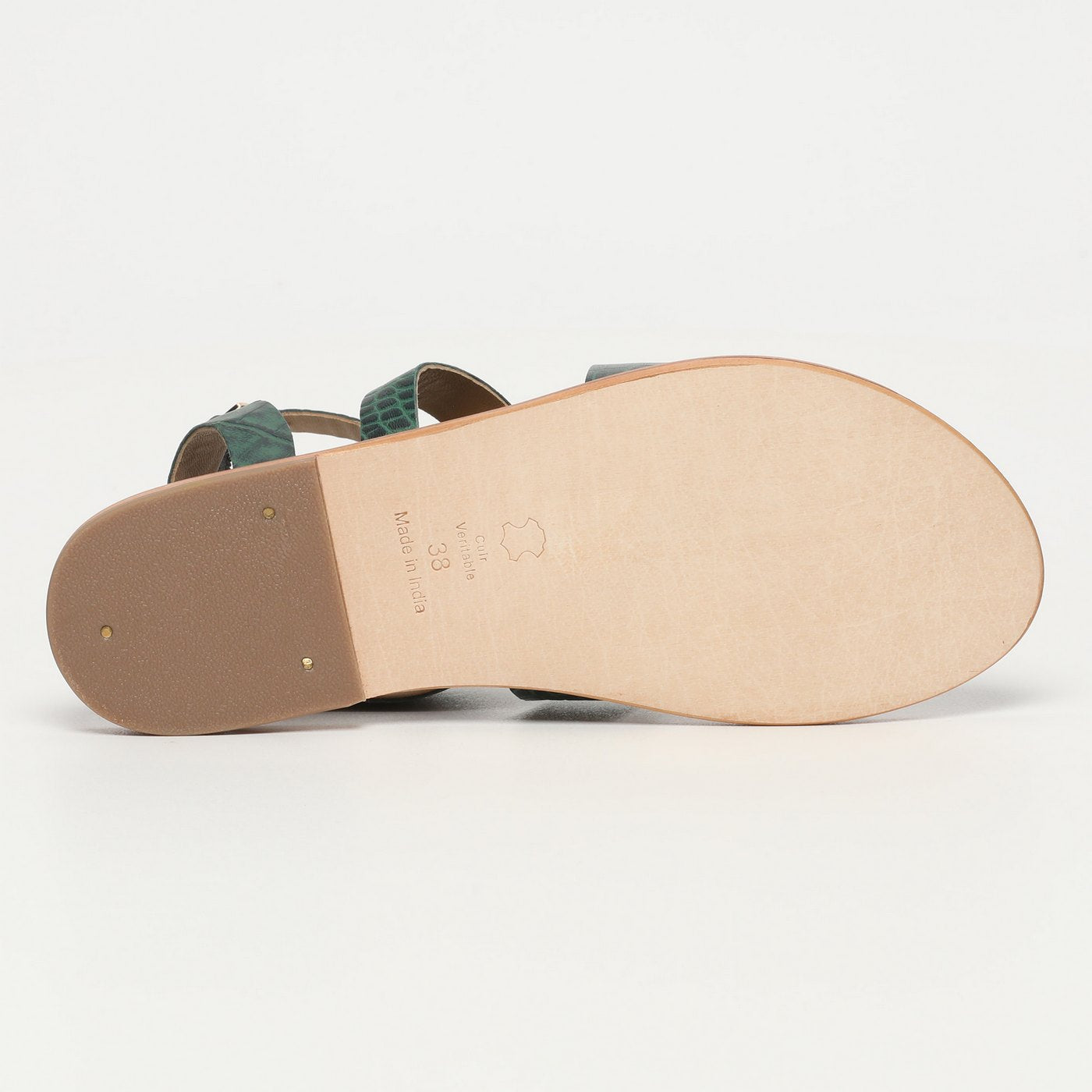 Sandalias Oasis - Green Croco