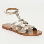 Sandalias Carmesi - Gold