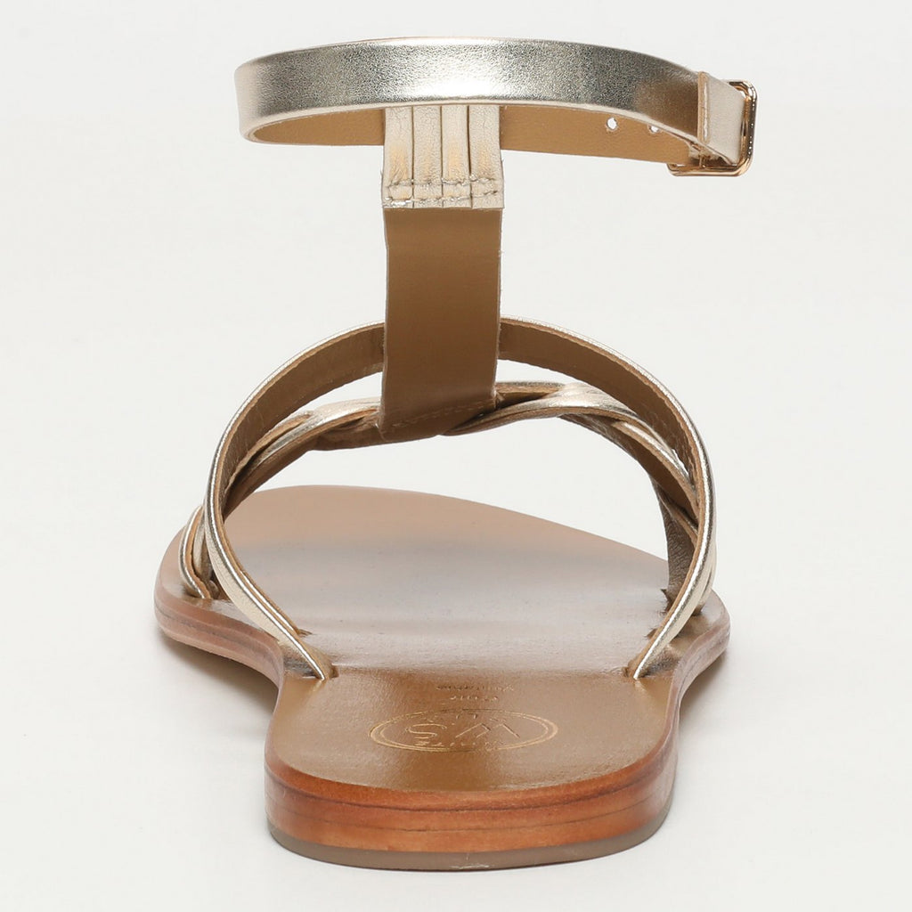 Sandalias Carmesi - Gold
