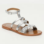 Sandalias Carmesi - Silver