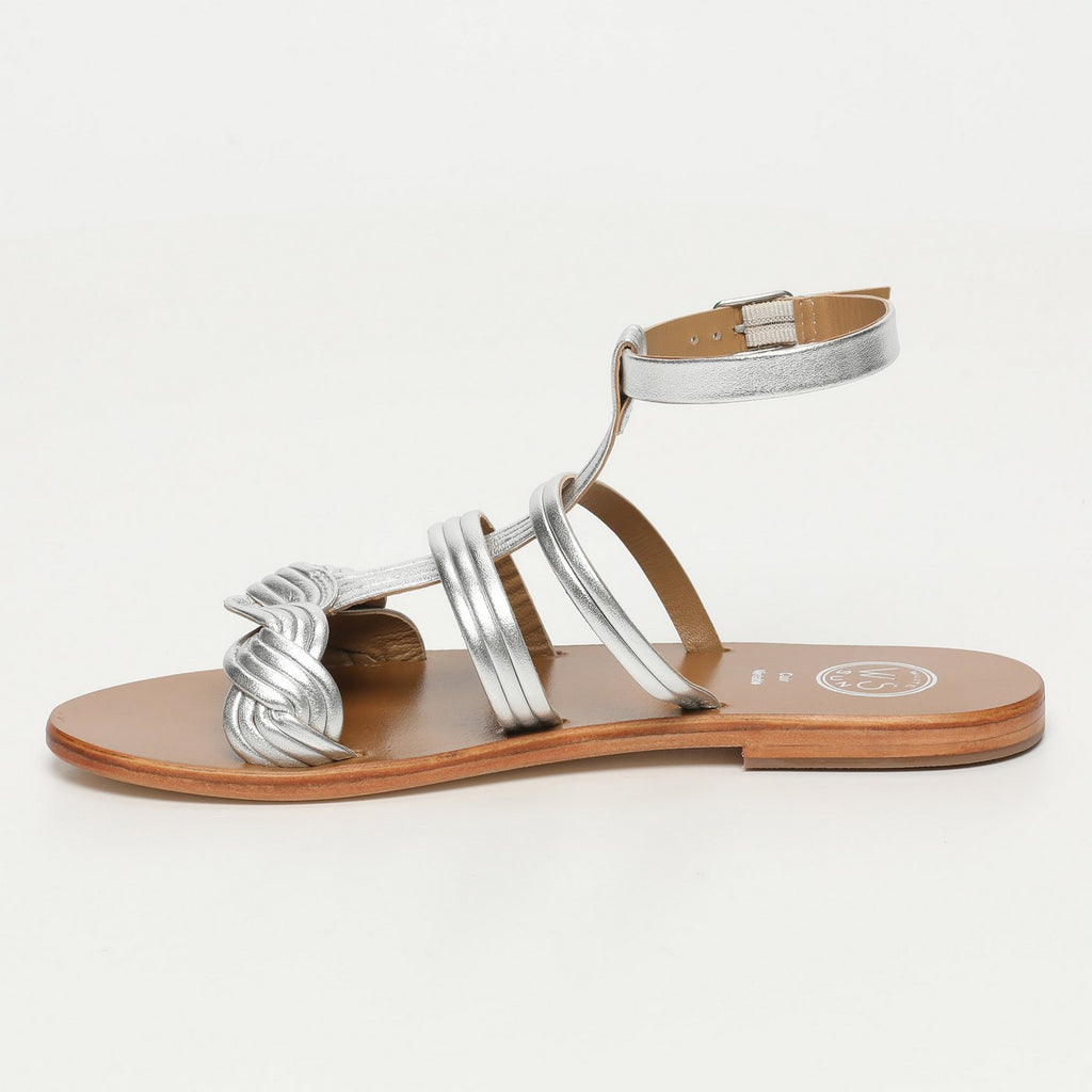 Sandalias Carmesi - Silver