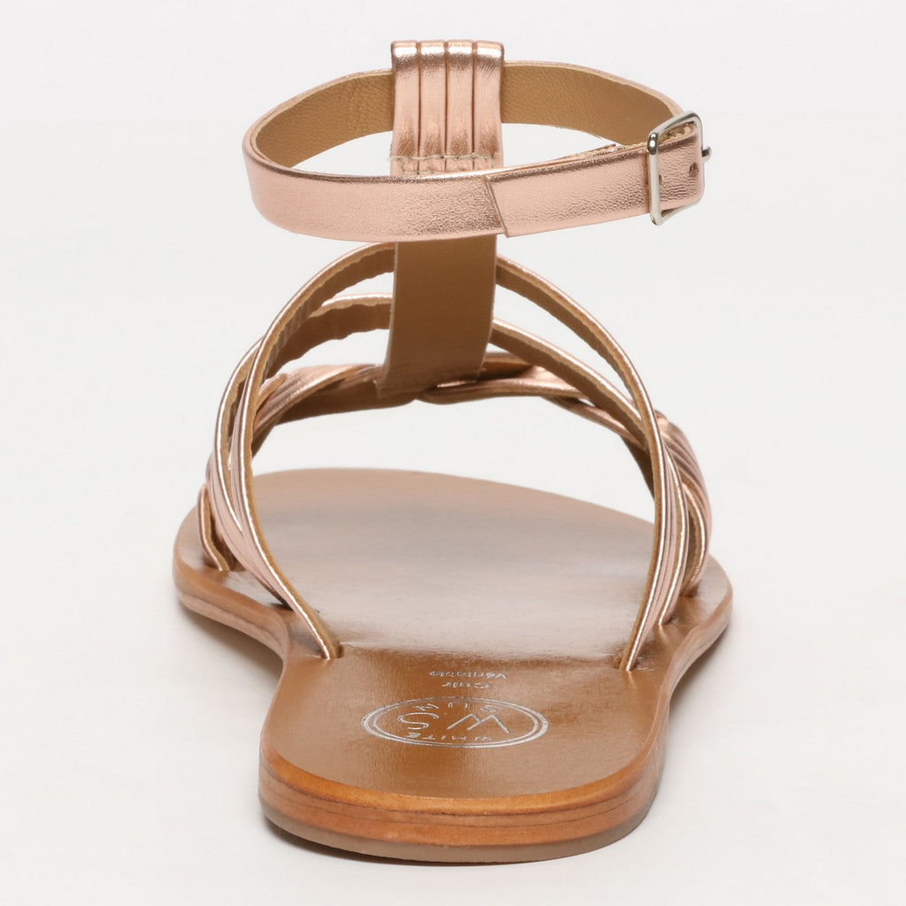 Sandalias Carmesi - Rosegold