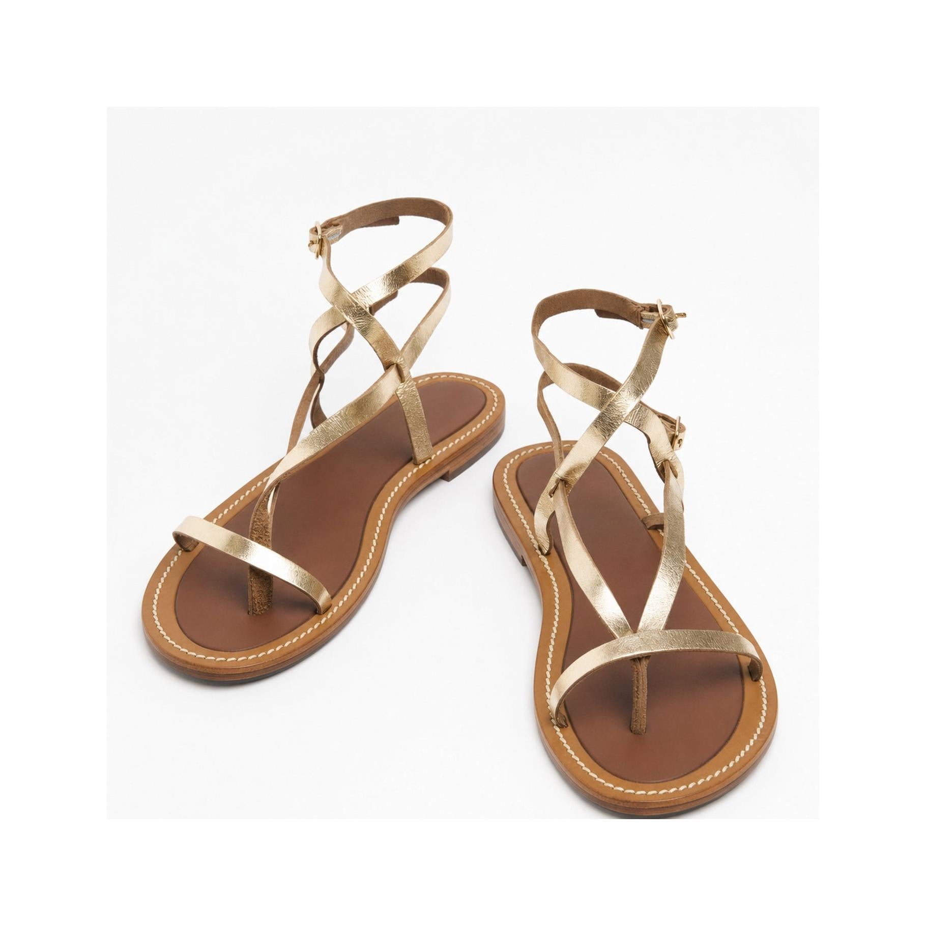 Sandalias Gynea - Oro oscuro