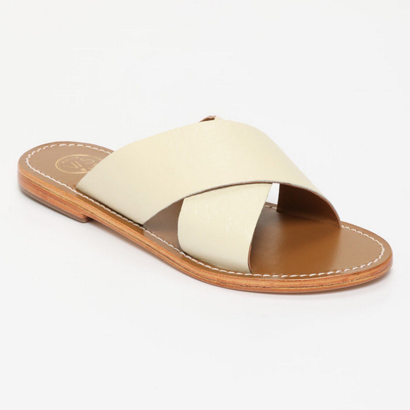 Sandalias Lanruen - Ivory Croco