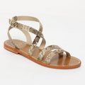 Sandalias Lesia - Beige Snake