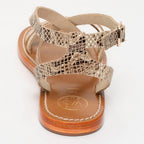 Sandalias Lesia - Beige Snake