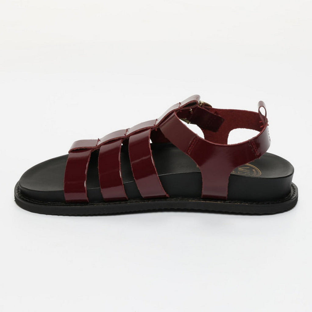 Sandalias Tyler - Black Berry Patent
