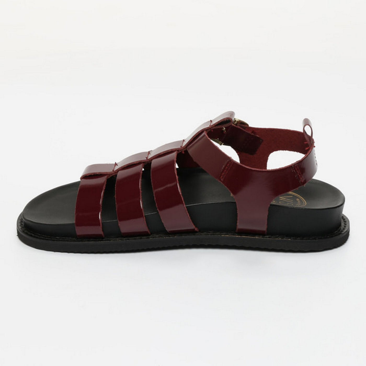 Sandalias Tyler - Black Berry Patent