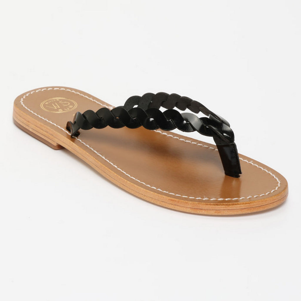 Sandalias Nefela - Black Patent