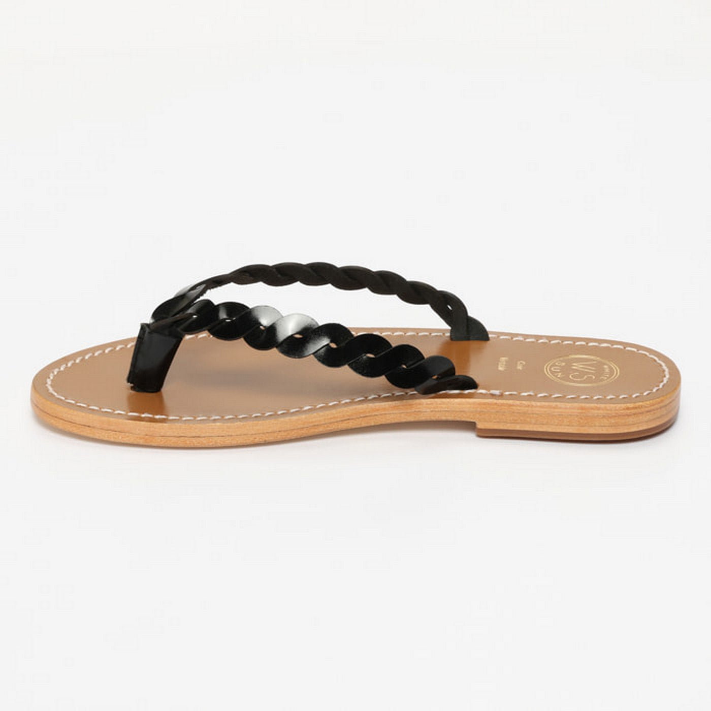 Sandalias Nefela - Black Patent