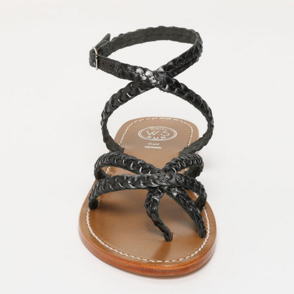 Sandalias Perla - Black Metal