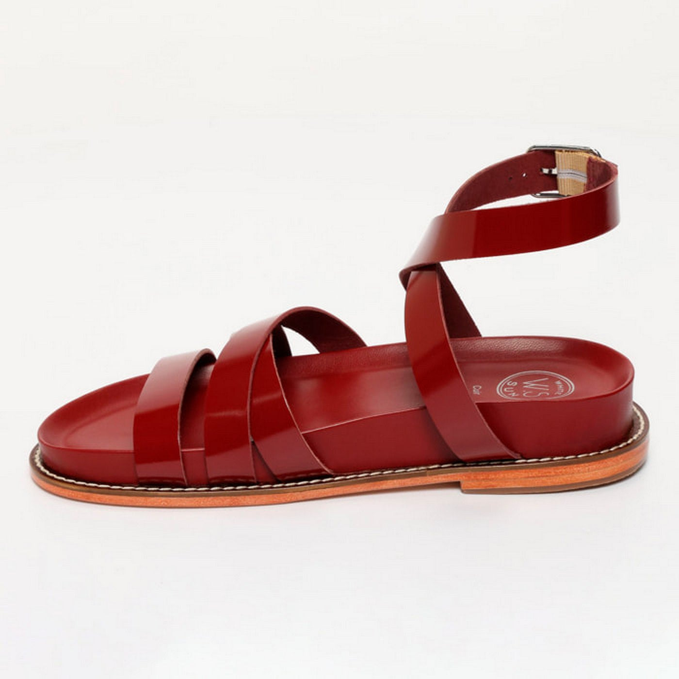 Sandalias Bogarra - Cranberry Patent