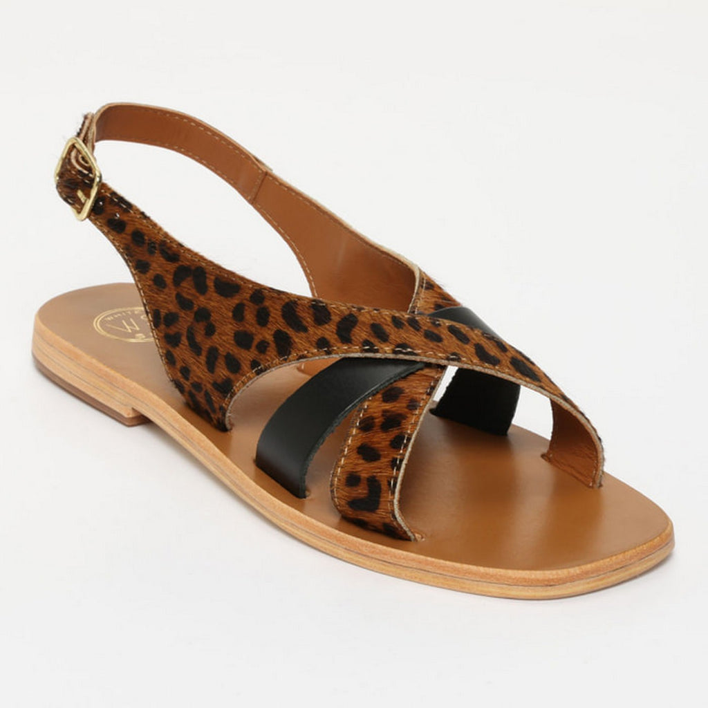 Sandalias Sampaya - Leopard+Black
